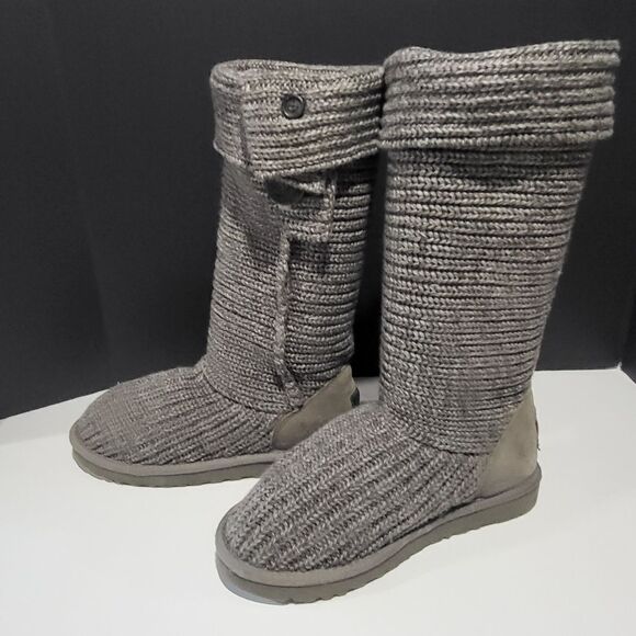 Ugg Gray Tall Booties - Picture 2 of 8